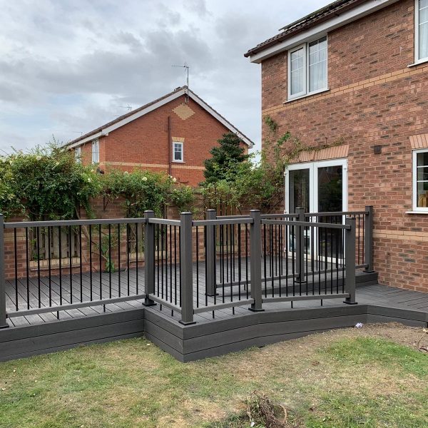Grey decking